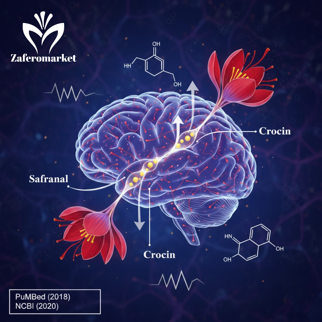 مکانیسم اثر زعفران بر افسردگی از دیدگاه علمی