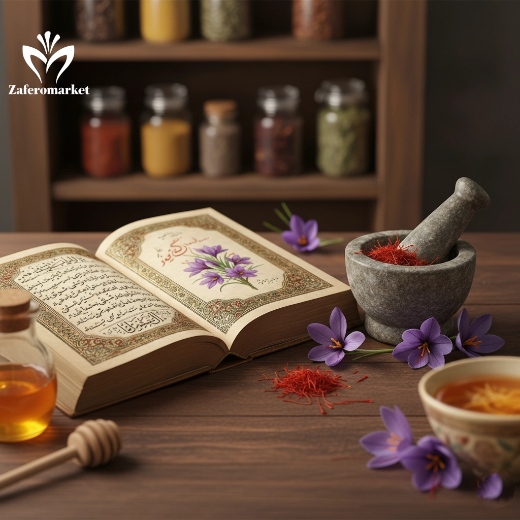 زعفران در متون طب سنتی و خواص روح‌افزا
