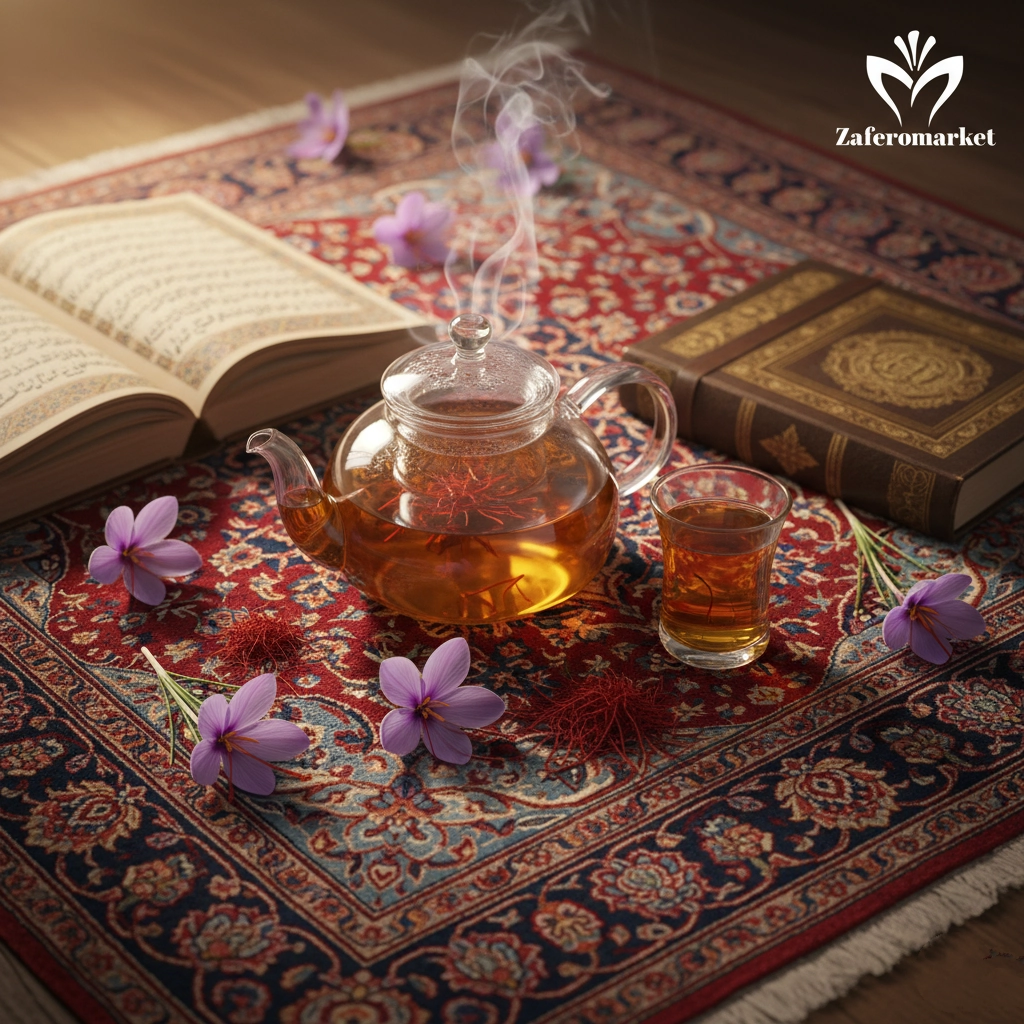 5️⃣ زعفران، میراثی از زمین تا فرهنگ