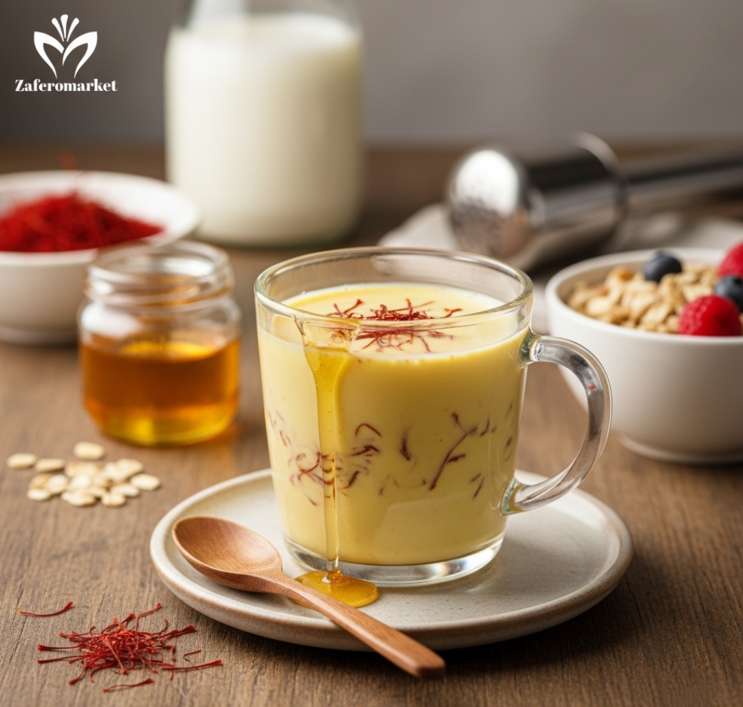 ترکیب زعفران با عسل و شیر برای صبحانه؛ شروعی طلایی و پرانرژی