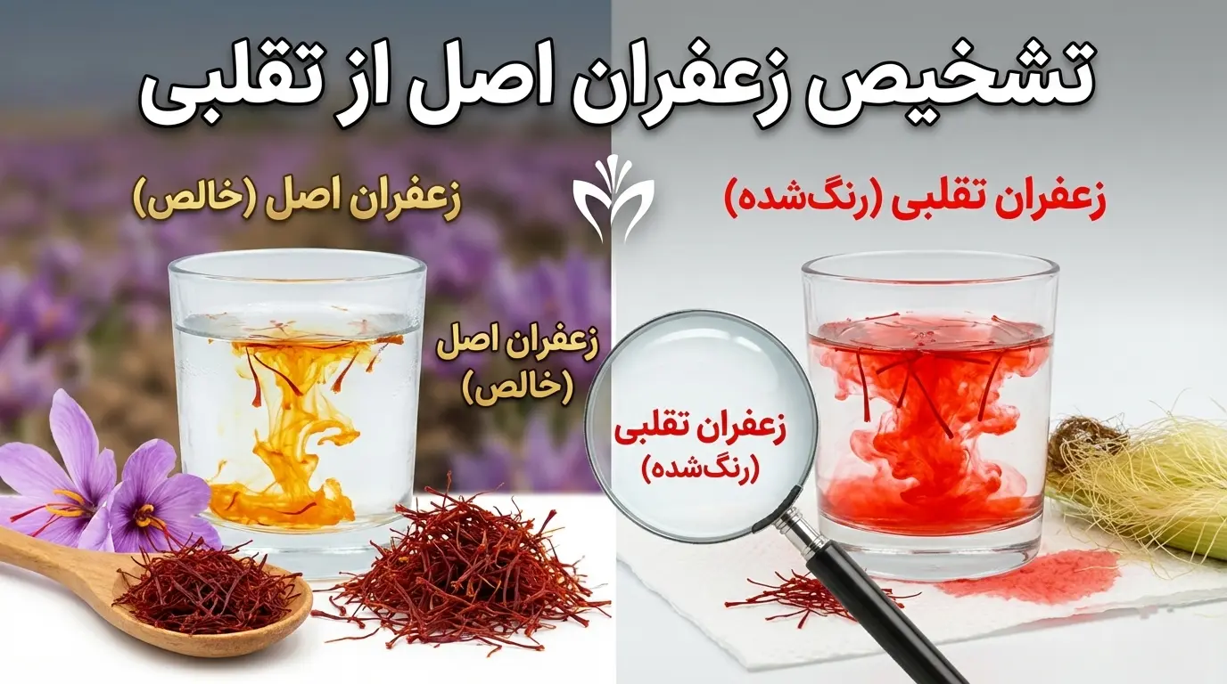 راهنمای جامع تشخیص زعفران اصل از تقلبی؛ 5روش تضمینی و خانگی