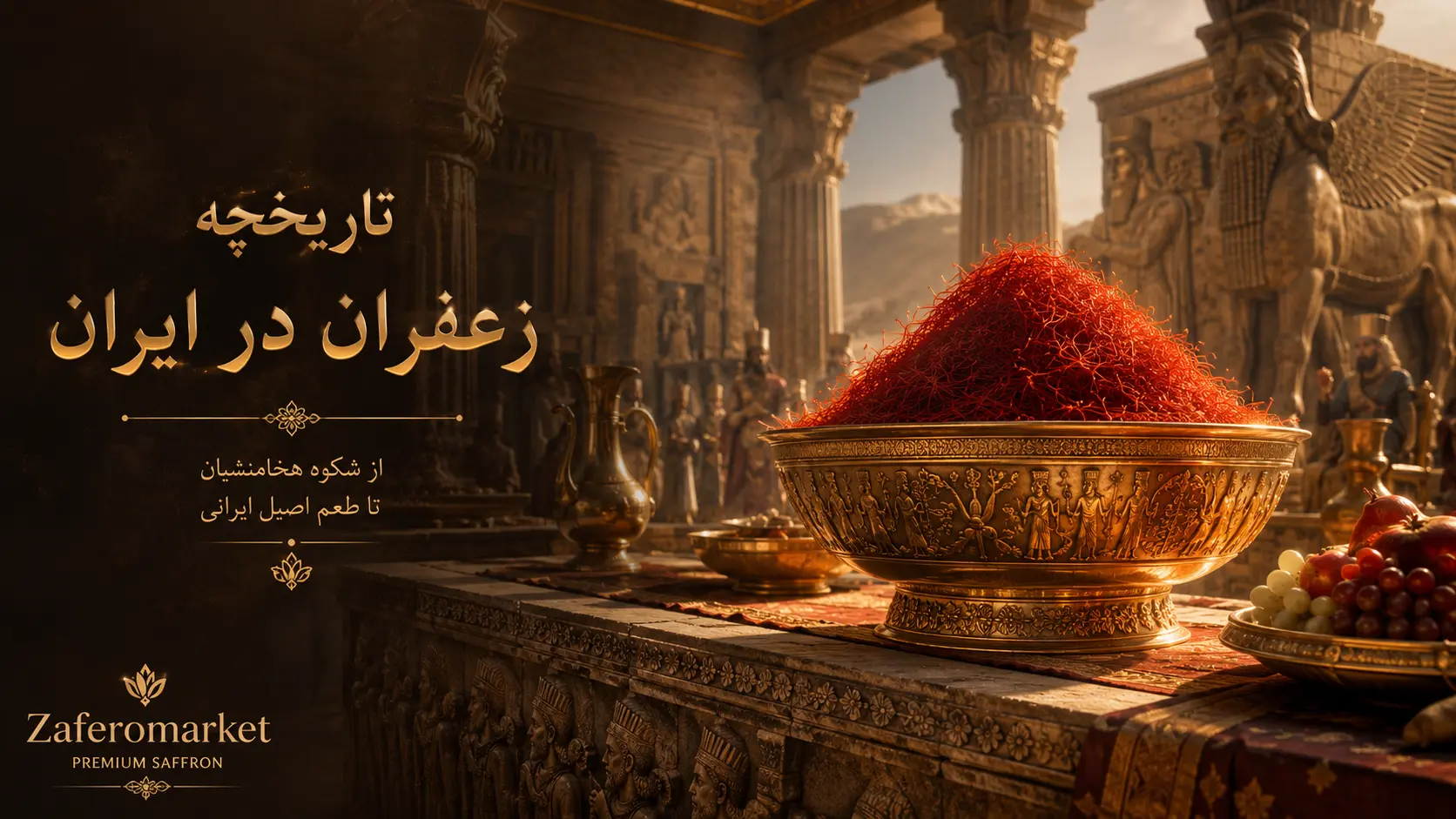 تاریخچه جذاب زعفران در دربار پادشاهان ایرانی