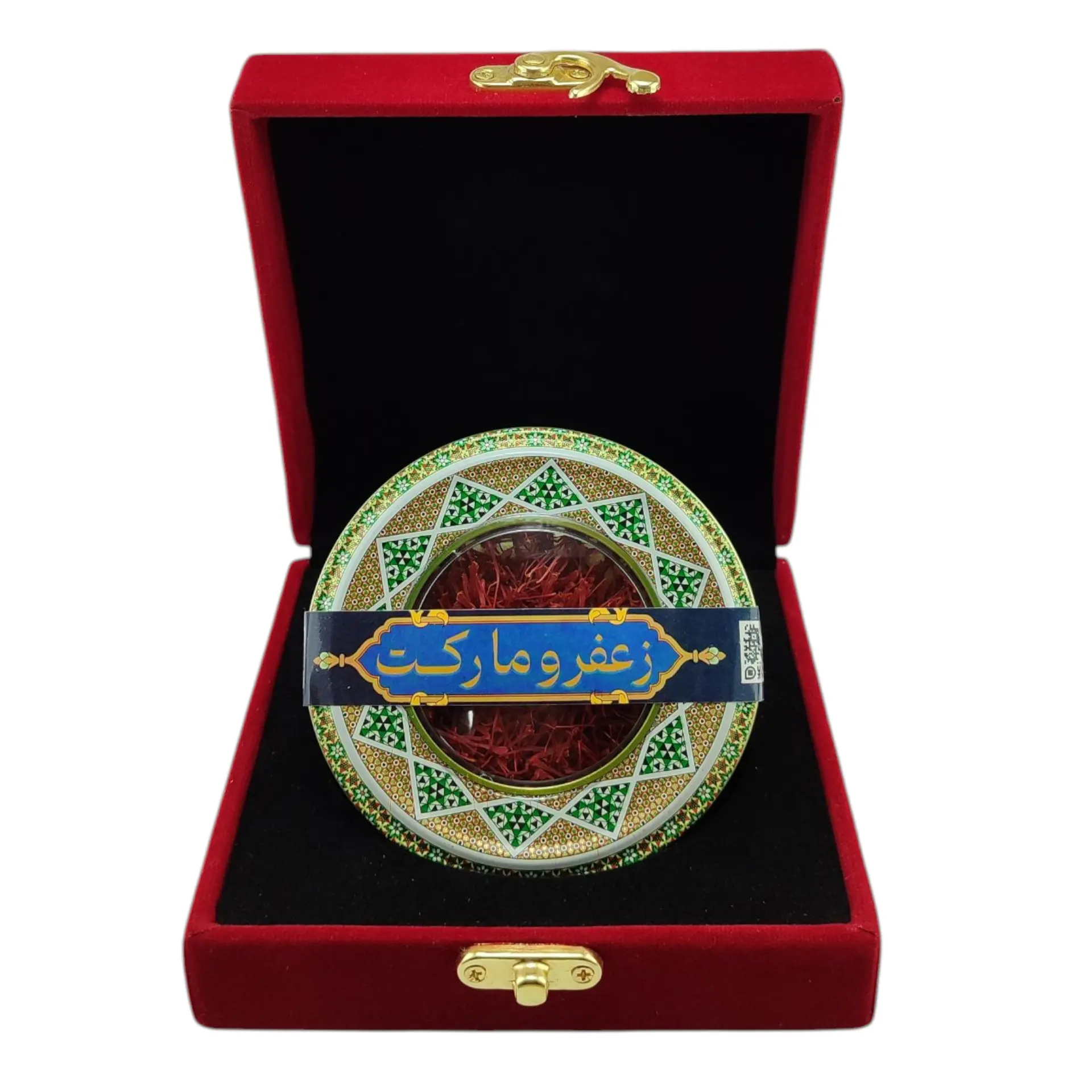 باکس هدیه خاتم - زعفران سوپرنگین - زعفرو مارکت