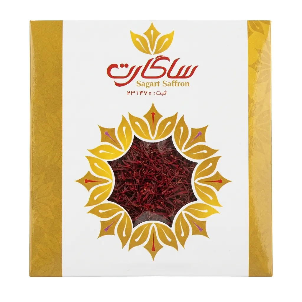 سفارش آنلاین زعفران سرگل ساگارت -1 مثقال اصل - بهترین قیمت زعفران سرگل درجه یک