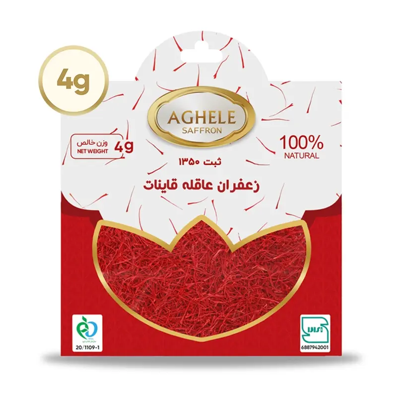 زعفران نگین 4 گرمی در بسته بندی پاکتی – زعفران نگین زعفرو مارکت