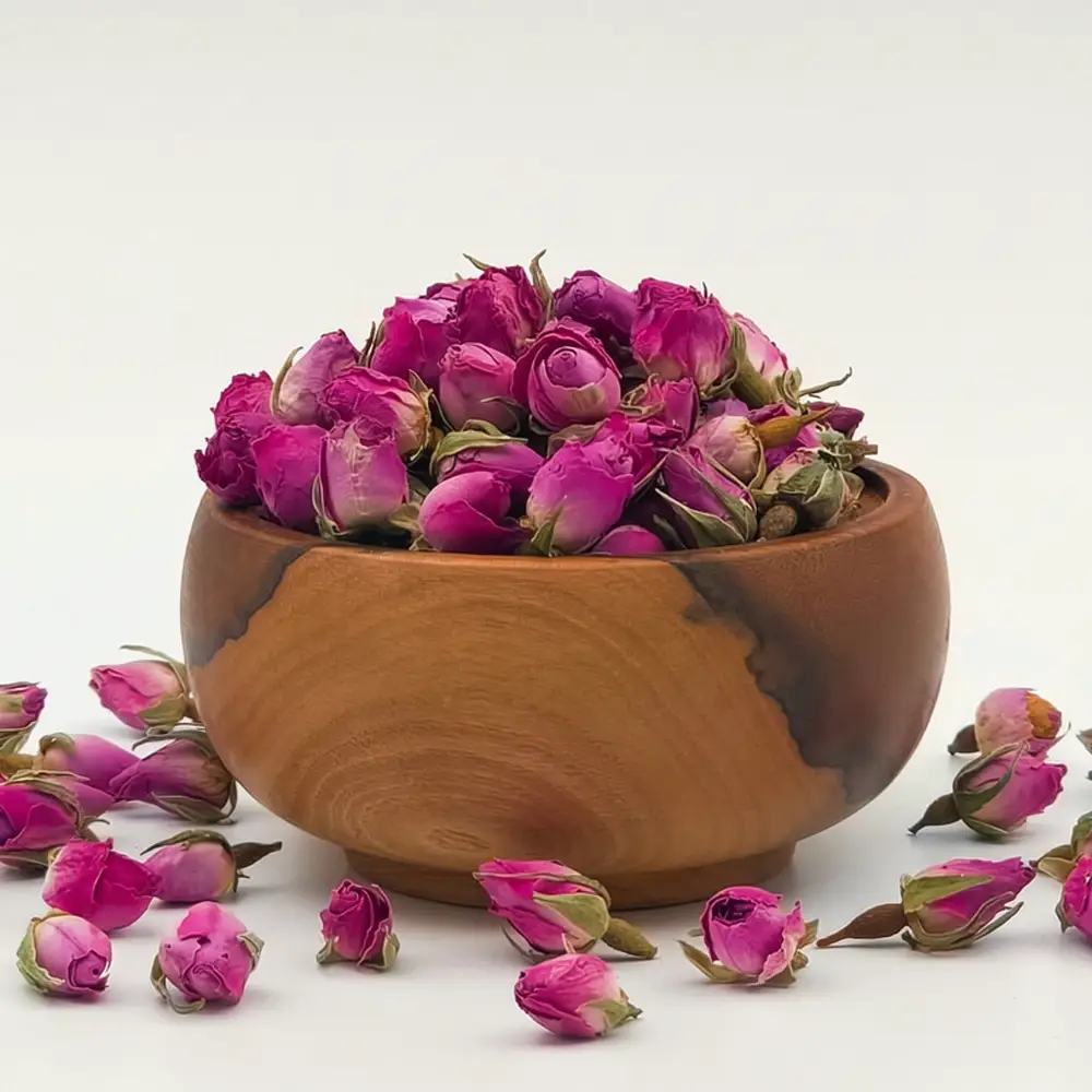 نمای محصول گل محمدی عاقله-100گرمی (نوع: گل محمدی) - نوع بسته‌بندی