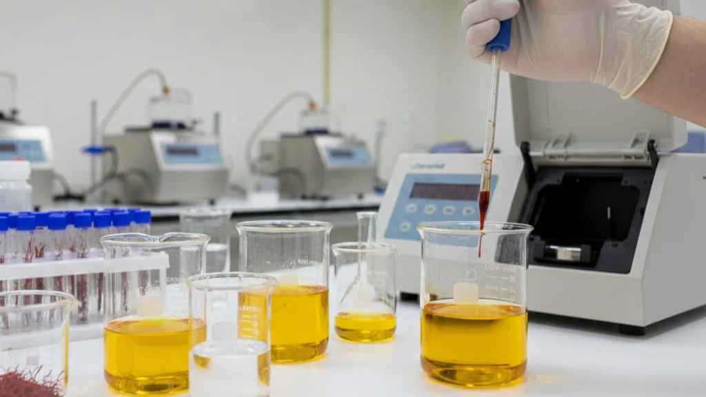 آزمایشگاه کنترل کیفیت زعفران